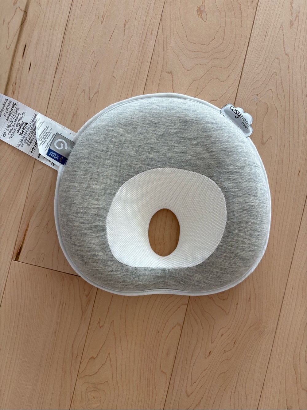Babymoov Infant Head Support Pillow - Gray and White